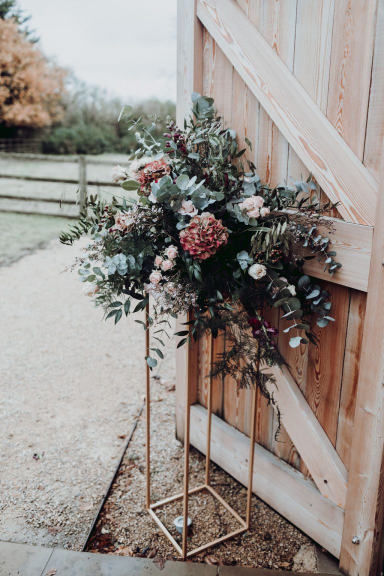 Winter Ceremony-The Grange- Stow Flower Shop